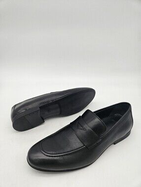 VELLAPAIS Men Galano Penny Loafer Black Sz 11